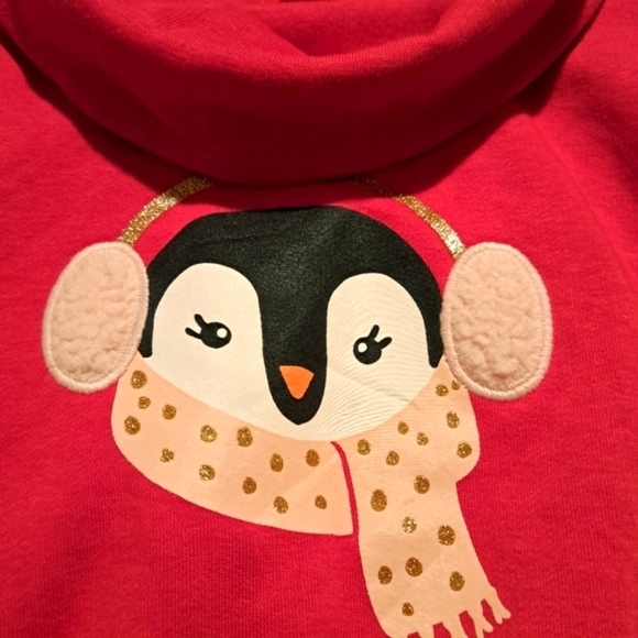 Old Navy girls 12 - 18 months loose cowl neck sweatshirt NWT - Picture 2 of 6